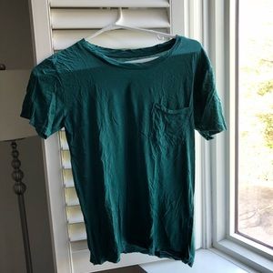 J.Crew teal short sleeve